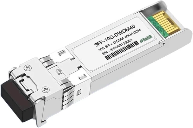 Main image of 10G SFP+DWDM wavelength Splitting Module 10G Single-Mode Dual Fiber 40KM widely Compatible with switches (Size : 40KM)