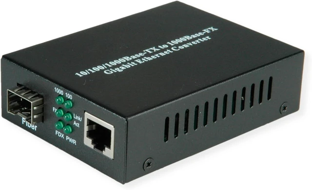 Main image of VALUE Gigabit Ethernet Converter, RJ-45 - SFP