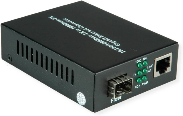 Alt view image 4 of 5 - VALUE Gigabit Ethernet Converter, RJ-45 - SFP