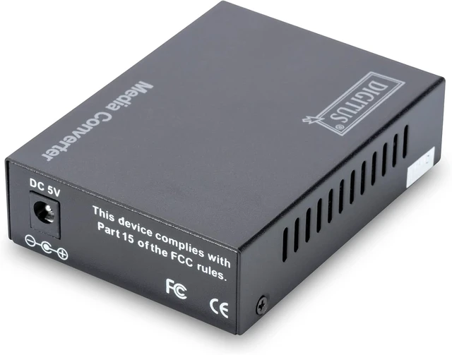 Alt view image 3 of 6 - Digitus 10 Gigabit Ethernet Media Converter, SFP Supports 1G, 2.5G, 5G and 10G, Open Slot