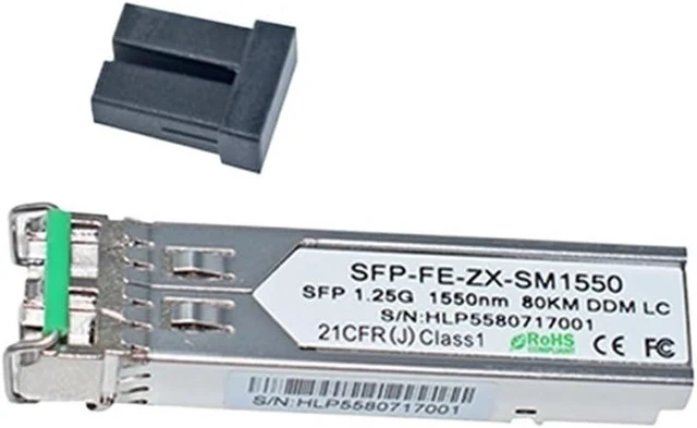 Alt view image 3 of 6 - 100GBASE SFP-1.25G-ZX 1.25G 1550nm 80km Duplex LC Optical Traceiver(1 pc)