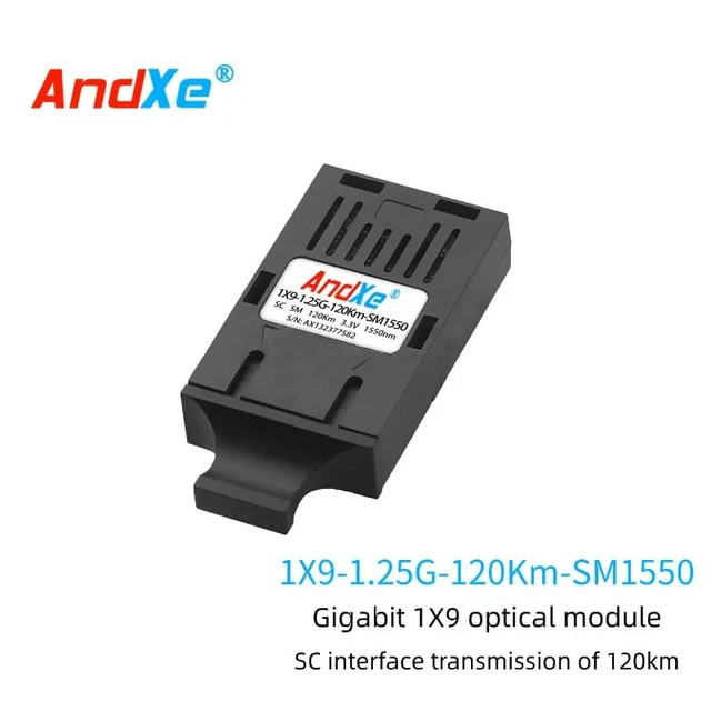 Alt view image 2 of 4 - Industrial Ultra-Long Haul 1x9 Transceiver Module, 120Km(75Mi) Single Mode SC, 1550nm, 3.3V, Industrial Temp (-40°C to 85°C)