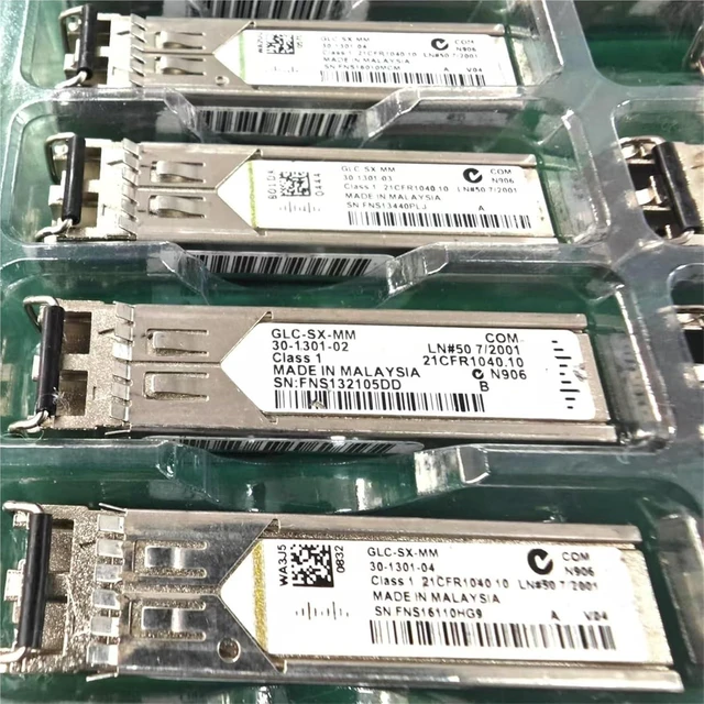 Alt view image 3 of 3 - GLC-SX-MM GLC-SX-MMD LC 1.25G 850nm 300M Gigabit multimode Module SFP Optica Fiber Transceiver(New GLC-SX-MMD 10PCS)
