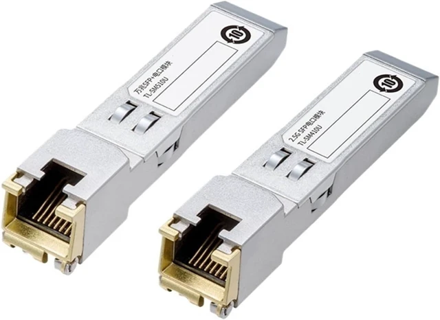 Alt view image 2 of 7 - 1Pcs 10G Copper SFP+ Module 10GBase-Tx 2.5G Fiber Optical RJ45 Ethernet Port 10Gbps Transceiver Module Transmission TL-SM510U(TL-SM510U)