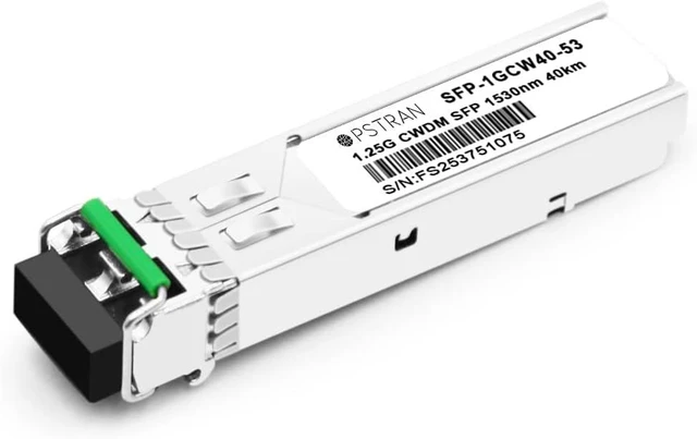 Main image of 1000BASE-CWDM SFP Optical Transceiver Module Compatible with Brocade E1MG-CWDM40-1530 1530nm 40km DOM Duplex LC SMF