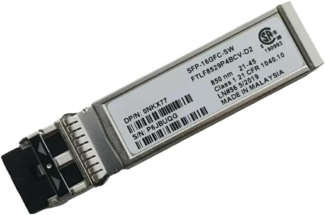 Main image of 1pc 850NM SFP 16G Transceiver DL-L 0NKX77 SFP-16GFC-SW FTLF8529P4BCV-D2 Be Applicable to ME4024 ME4012 ME5012 16GB Port Module