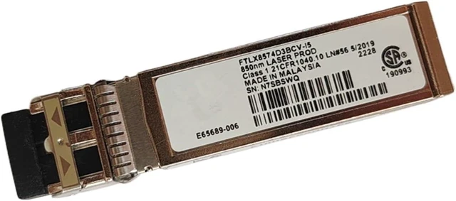 Main image of 1pc 850NM 10GB SFP Fiber Transceiver FTLX8574D3BCV-I5 E10GSFPRG1P5 Multimode 10G Fiber Optical Module