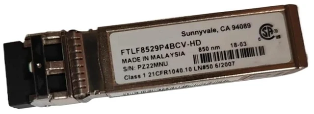Main image of 16G Fiber Transceiver/FTLF8529P4BCV-HD, 5552781-A 16GB 850NM SW HDS SFP/Storage Fiber Optical Module 16G