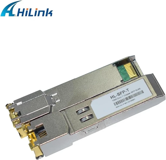 Alt view image 2 of 2 - HL-GLC-TC 10/100/1000BASE-T Copper SFP Transceiver 100M RJ45 Module(10 Pieces)