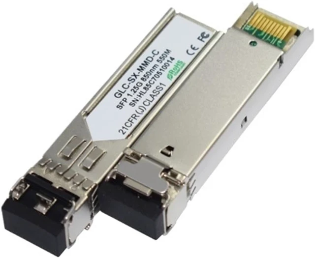 Alt view image 2 of 2 - GLC-SX-MMD Duplex LC 1000BASE-SX 1.25G 850nm 550m DOM SFP Transceiver(1pcs)