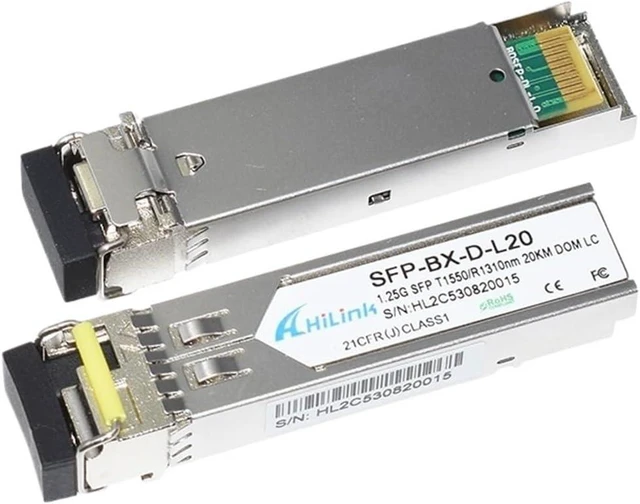 Alt view image 2 of 6 - 10Pairs SFP 1.25Gb 1310/1550nm 20km 40km DDM LC Connector Transceiver(10Pairs 40km)