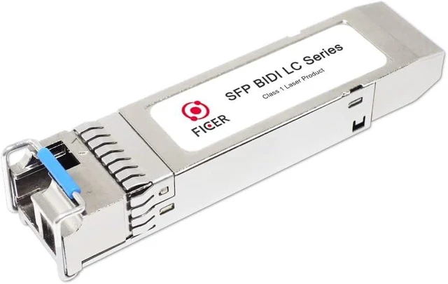 Main image of 125M / 155M 100BASE BIDI SFP Fiber Optic Transceiver, Tx1310nm / Rx1550nm, SMF 60KM, Compatible SFP Module, Made in Taiwan, TAA Compliant, 1pc