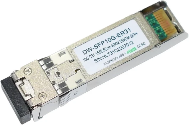 Main image of 40KM ER DWDM SFP+ 10G DWDM C31-C40 40KM Optical Transceiver Optical(C39 1546.12nm)