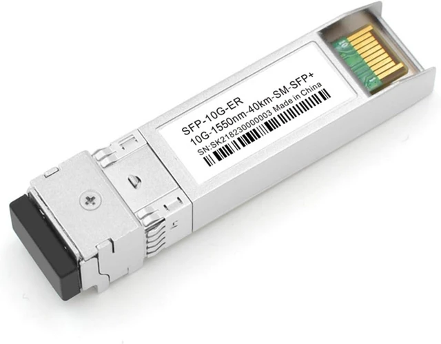 Alt view image 5 of 6 - 10G 10G Dual-Fiber 40Km Optical Module 10G ER SFP Fiber Optic transceiver Compatible: Mainstream switches