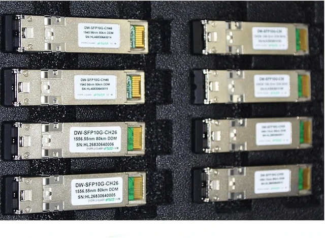 Alt view image 6 of 6 - Compatible10G SFP+ DWDM C25 1557.36nm 40km Optical Transceiver Optical