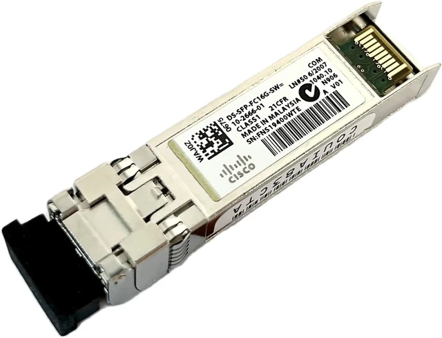 Alt view image 3 of 6 - 16Gb Fibre Channel SW SFP+ Transceiver DS-SFP-FC16G-SW 850nm 10-2666-01 MMF