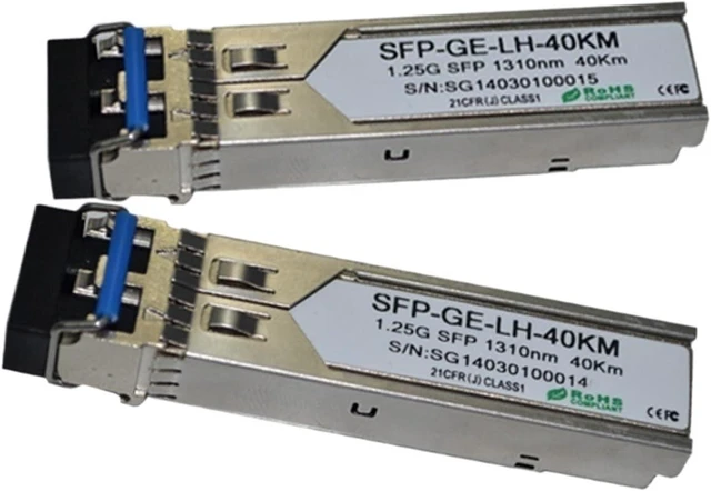 Main image of 1000BASE-EX Dual LC 1.25G 1310nm 40km DOM SFP Transceiver(1pcs)