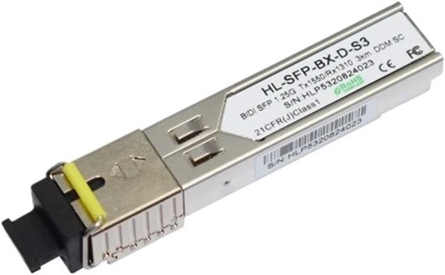 Alt view image 5 of 6 - 1.25G BiDi SFP 3km Transceiver 1550/1310nm SC/LC Single Connector DOM (Color : 1 Pair)
