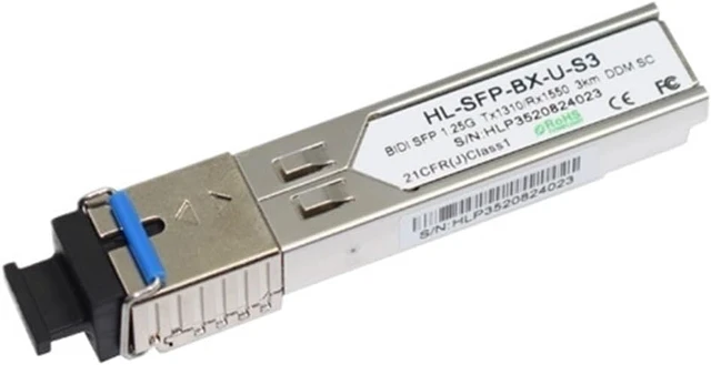Alt view image 2 of 6 - 5Pairs SFP 1.25Gb BiDi 1310/1550nm 3KM DDM SC Connector Transceiver