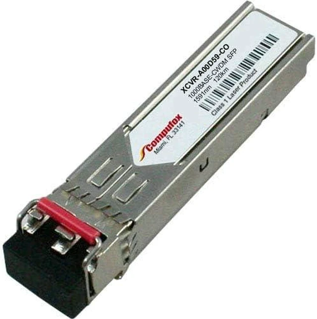 Main image of XCVR-A00D59 - Ciena Compatible 1000Base-CWDM SFP 1590nm 120km (74.5 miles) SMF transceiver