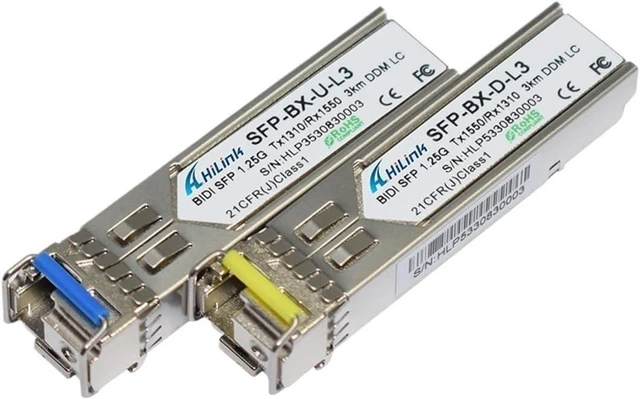 Main image of SC Connector 1.25G Gigalight 1310nm/1550nm SFP 1.25G 3KM LC Optical Transceiver(2 Pair 3km LC)