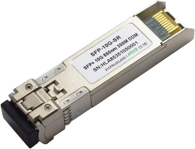 Alt view image 5 of 6 - 10GB SFP+ SR 850nm 300M Compliant 10Gb/s 850nm 300m Optical Transceiver
