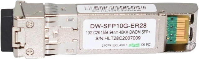 Main image of DWDM SFP+ 10G DWDM C26-C30 40km Optical Transceiver Optical(C28 1554.94nm)