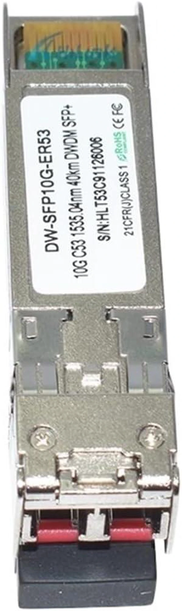 Alt view image 6 of 7 - SFP+ Ethernet DWDM 40KM ER C51-C55 SFP+ 10G DWDM 40KM Optical Transceiver Optical(C55 1533.47nm)
