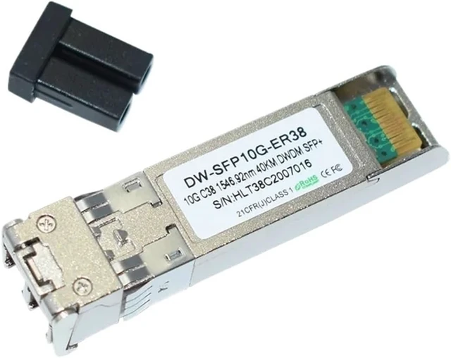 Alt view image 3 of 6 - 40KM ER DWDM SFP+ 10G DWDM C31-C40 40KM Optical Transceiver Optical(C39 1546.12nm)