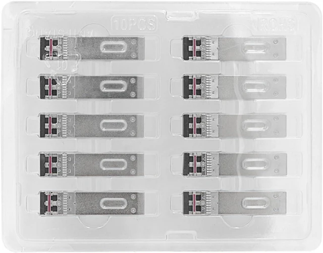 Alt view image 3 of 6 - 10G 10G Dual-Fiber 40Km Optical Module 10G ER SFP Fiber Optic transceiver Compatible: Mainstream switches