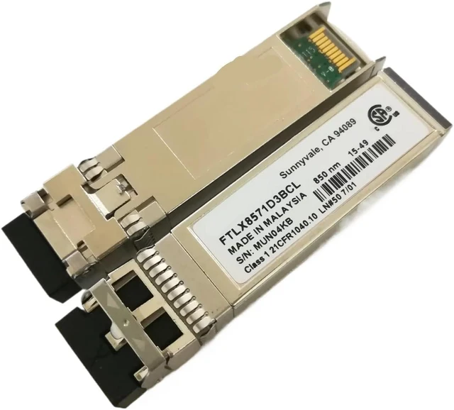 Main image of 1PCS Module 10G SFP 850NM Optical Fiber FTLX8571D3BCL FTLX8571D3BNL-E5 FTLX8571D3BCL-EM FTLX8574D3BCL FTLX8574D3BNL-E5(FTLX8571D3BCL)
