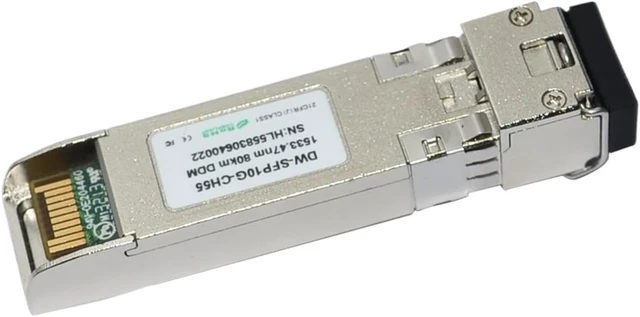 Alt view image 3 of 6 - 10G BASE DWDM 1533.47nm 80KM DWDM SFP+ Transceiver LC Connector 10G C55(1 pc)