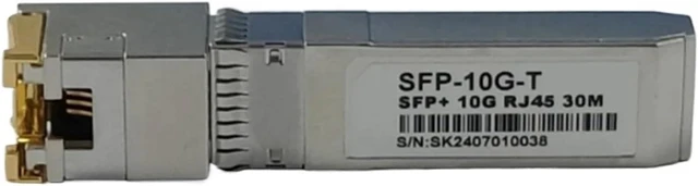 Alt view image 2 of 6 - 10G SFP + to Rj45 30m Self-Adaption 10G/5G/2.5G Optical Module Compatible for Ethernet Optic Switch