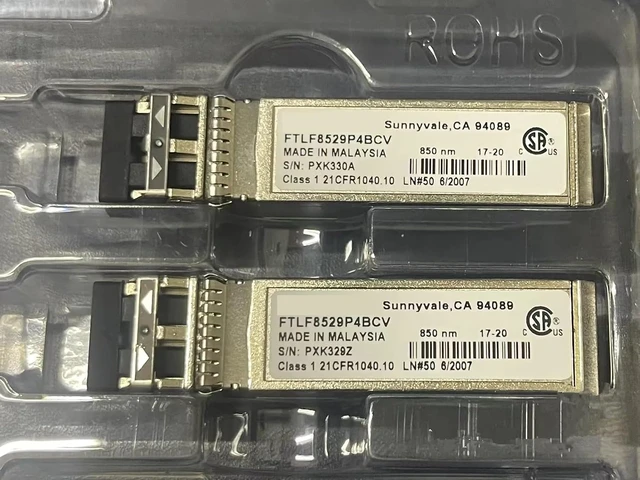 Alt view image 2 of 3 - 1Pcs 16Gb 850nm SW FC Optical Transceiver FTLF8529P4BCV/finisar 16g sfp Port Module/Network Adapter Switch/sfp Module 16G