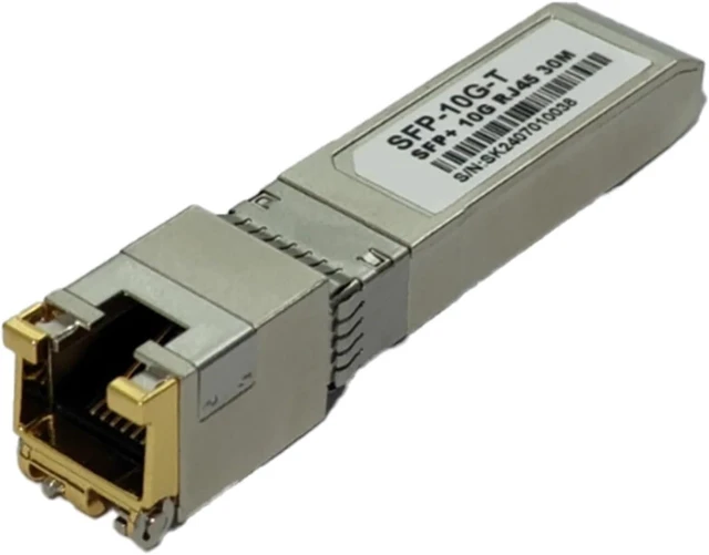 Alt view image 6 of 6 - 10G SFP + to Rj45 30m Self-Adaption 10G/5G/2.5G Optical Module Compatible for Ethernet Optic Switch