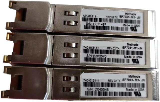 Main image of 1pc RJ45 Gigabit Ethernet 740-013111 SP7041-M1-JN REV 02 TX 1000Base-T 100m 1000Mbps SFP to RJ45 Optical Fiber Module