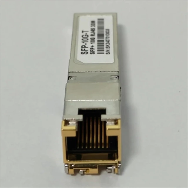 Alt view image 5 of 6 - 10G SFP + to Rj45 30m Self-Adaption 10G/5G/2.5G Optical Module Compatible for Ethernet Optic Switch