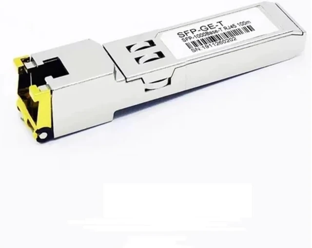 Main image of SFP Fiber Module Ethernet Port RJ45 Module 1000BASE-T Switch Connector Copper Compatible with Gigabit Ethernet(2pcs)