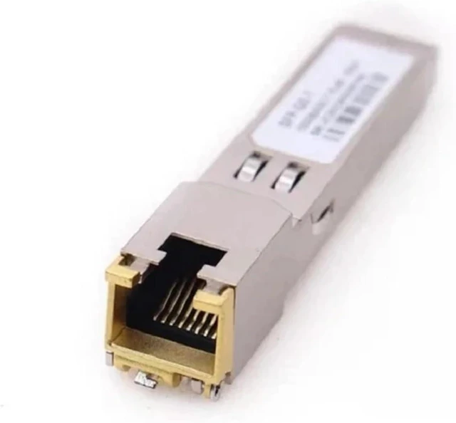 Alt view image 3 of 5 - SFP Fiber Module Ethernet Port RJ45 Module 1000BASE-T Switch Connector Copper Compatible with Gigabit Ethernet(10PCs)