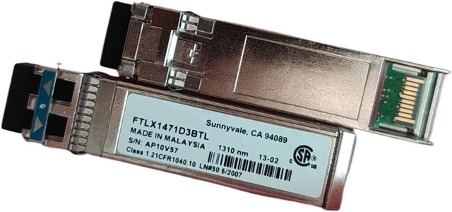 Alt view image 2 of 2 - FTLX1471D3BTL Fiber SFP 10GB 10KM/10GBASE-LR 1310NM SM 10gb Sfp Module Single Mode lr Sfp 10g Optical Switch