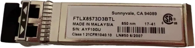 Main image of 1Pcs 10GB SFP FTLX8573D3BTL SFP+ 10G 850NM 300M Multimode Dual Fiber Transceiver Module/Fiber Optical Module