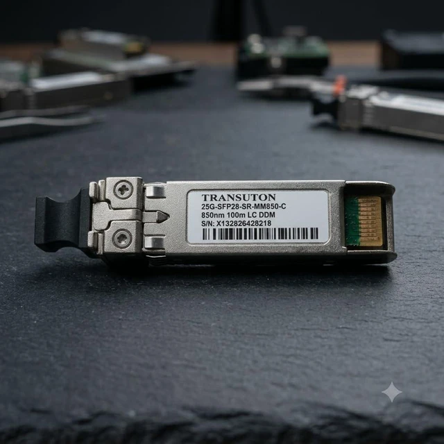 Alt view image 3 of 3 - 25G SFP28 LR Transceiver Duplex LC SMF Optical Module1310nm 10km