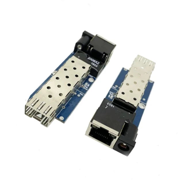 Alt view image 3 of 5 - Small Fiber Optic transceiver Fiber Optic Switch Motherboard 10/100/1000 Mbps 1 Optical 1 Electrical SFP 1SFP 1RJ45
