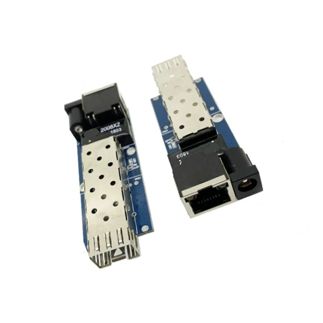 Alt view image 4 of 5 - Small Fiber Optic transceiver Fiber Optic Switch Motherboard 10/100/1000 Mbps 1 Optical 1 Electrical SFP 1SFP 1RJ45