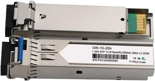 Main image of 1.25G SFP Transceiver Singlemode Single Fiber 20km WDM LC/SC SFP Module Fiber Module 1000Base-BIDI SingleMode Simplex(1pair-SC)
