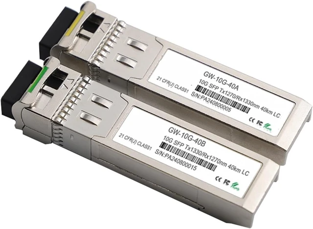 Alt view image 3 of 4 - 10G SFP+ Transceiver 10GBASE-BIDI 1270nm/1330nm 10-80KM for SFP-10G-BX20D-I/SFP-10G-BX20(1Pair 70KM)