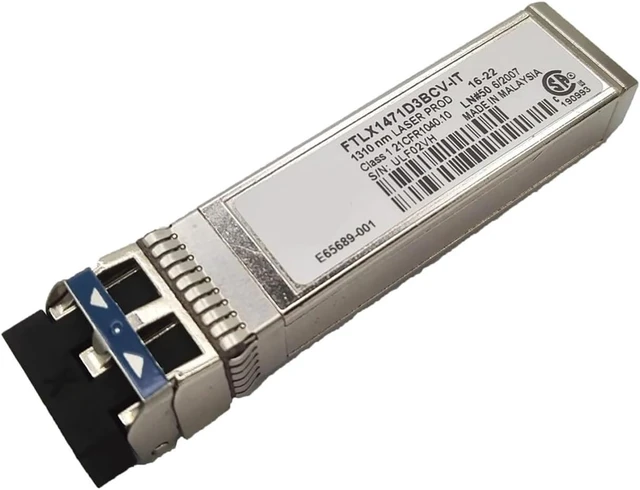 Alt view image 5 of 5 - Fiber Optical Transceiver Module 10G SFP+ FTLX1471D3BCV-IT for X520-DA2/DA1,E10GSFPLR 1310nm 10KM