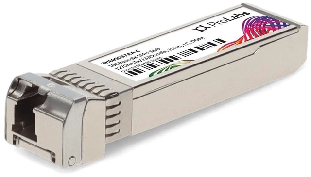 Main image of Compatible SFP Transceiver, 1000Base-BX40-U, 1.25 Gbps, 1310nm TX/1550nm RX, 40km Range, Simplex LC, TAA Compliant, Ex-SFP-GE40KT13R15-AO