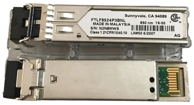 Main image of 1PCS Transceiver FTLF8524P2BNL FTLF8524P3BNL Multimode 4GB Optical Fiber SFP 850NM(FTLF8524P3BNL)