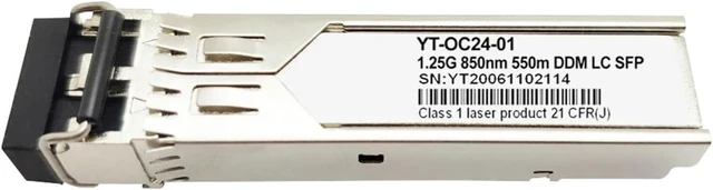 Main image of Compatible 1000BASE-SX SFP 850nm 550m DOM Duplex LC/UPC MMF Optical Transceiver Module sfp 850nm 1.25g sfp Module(5Pcs 500M)